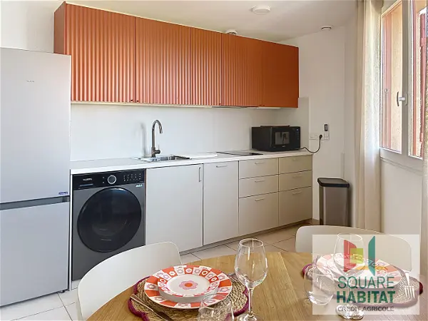 Location appartement 2 pièces - 39.88m² à Villeneuve de la raho (66180)