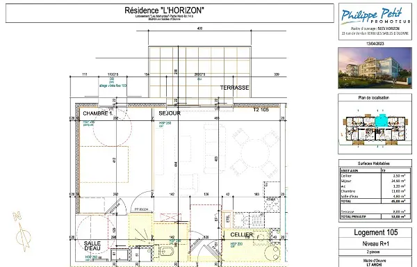 Appartement à louer - LES SABLES - D'OLONNE, 2 pièces