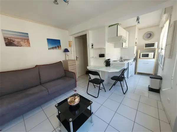 Location appartement 1 pièce - 16.85m² à Le portel (62480)