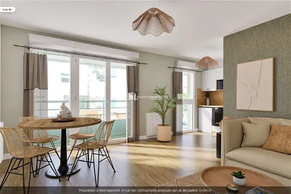 Appartement à vendre - NANTES, 2 pièces