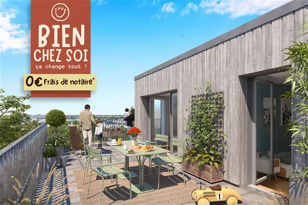 Nantes (44300): Biens neufs de 3 pièces à 5 pièces à partir de 264900 €