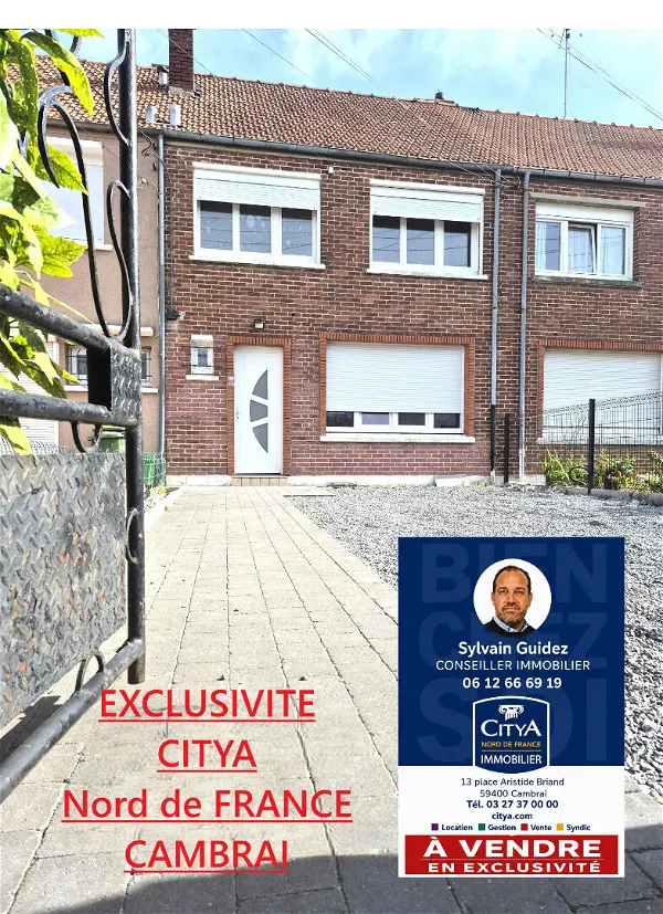 Achat maison 8 pièces - 115m² à Cambrai (59400)