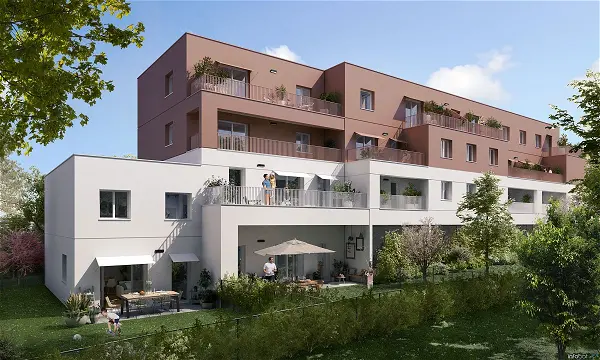 Location appartement 2 pièces - 43.84m² à Saint nazaire (44600)