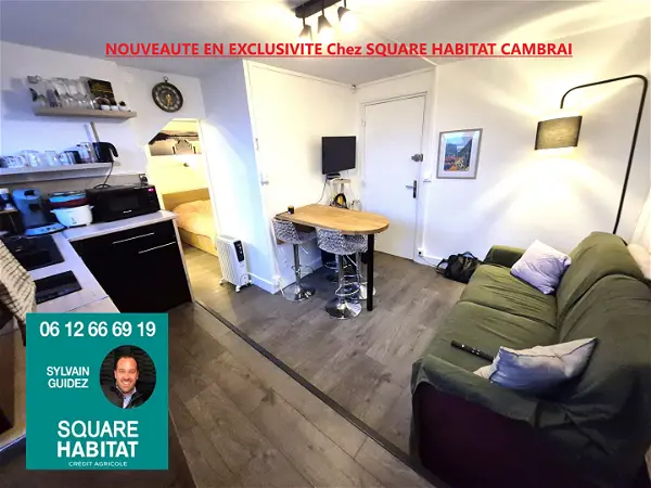 Appartement à vendre - CAMBRAI, 2 pièces