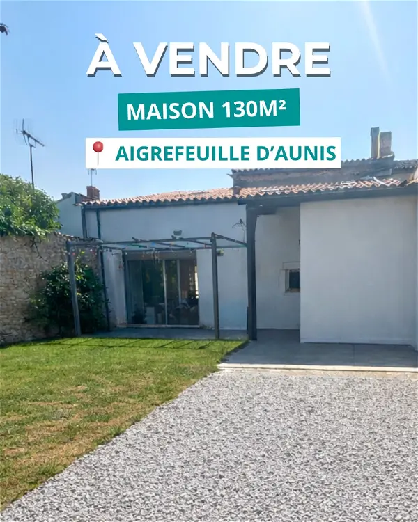 Maison à vendre - AIGREFEUILLE D AUNIS, 5 pièces
