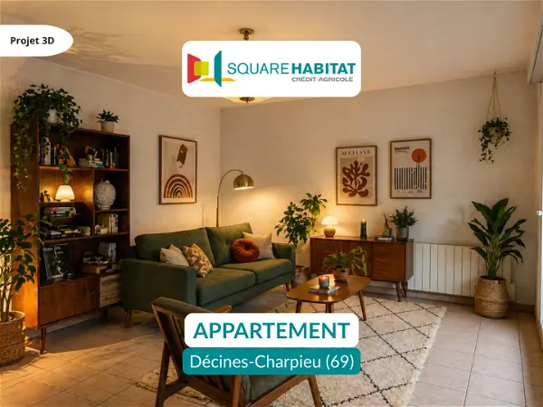 Appartement à vendre - DECINES CHARPIEU, 2 pièces