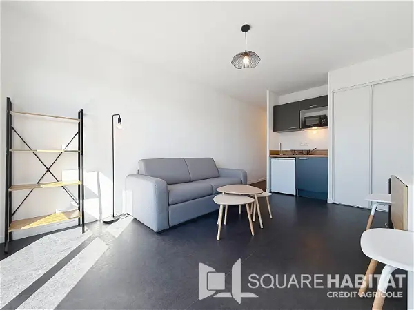 Location appartement 1 pièce - 24.49m² à Rennes (35700)