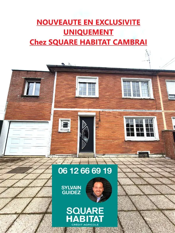 Achat maison 6 pièces - 93m² à Cambrai (59400)