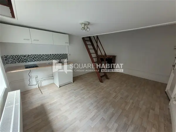 Location appartement 1 pièce - 29.62m² à Roubaix (59100)