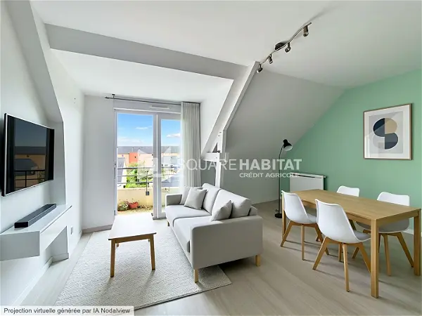 Achat appartement 3 pièces - 44.79m² à Bain de bretagne (35470)