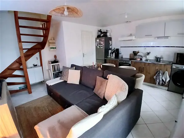 Location maison 3 pièces - 52m² à St jean sur mayenne (53240)