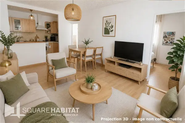 Achat appartement 4 pièces - 65.44m² à Nantes (44200)