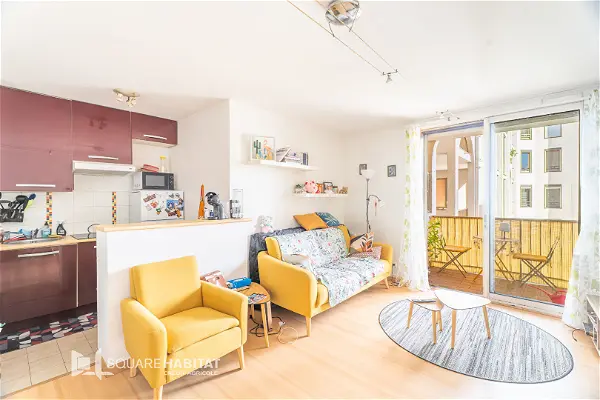 Appartement à vendre - TOULOUSE, 2 pièces