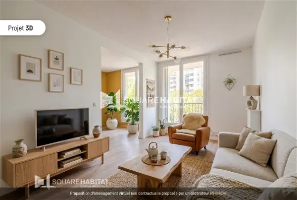 Achat appartement 3 pièces - 58.44m² à Vaulx en velin (69120)