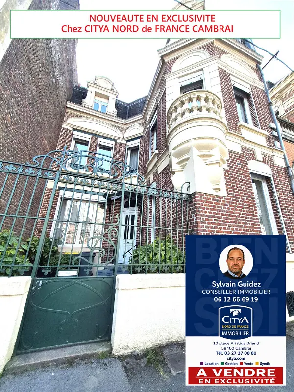 Achat maison 10 pièces - 223m² à Cambrai (59400)