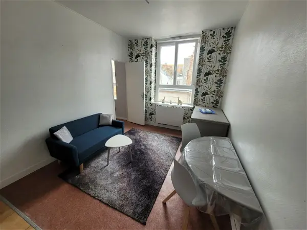 Location appartement 1 pièce - 27.59m² à Boulogne-sur-mer (62200)