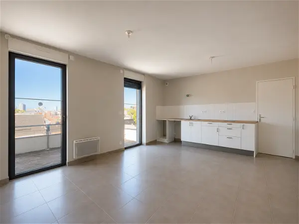 Location appartement 2 pièces - 49.78m² à Tours (37000)