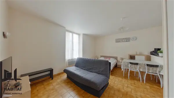 Location appartement 1 pièce - 29.45m² à La roche posay (86270)