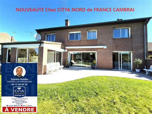 Achat maison 8 pièces - 188m² à Cambrai (59400)