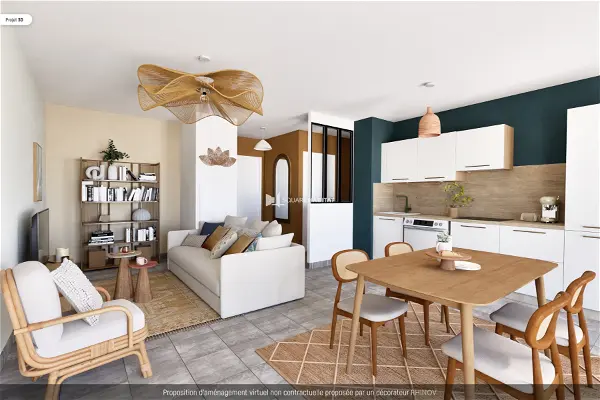 Achat appartement 2 pièces - 48.82m² à Mouguerre (64990)