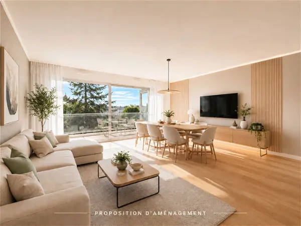 Appartement à vendre - LE PEAGE DE ROUSSILLON, 4 pièces