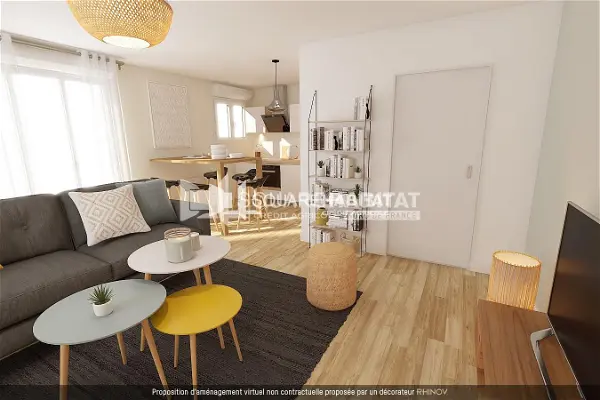 Appartement à louer - Marcq-en-Barœul, 2 pièces