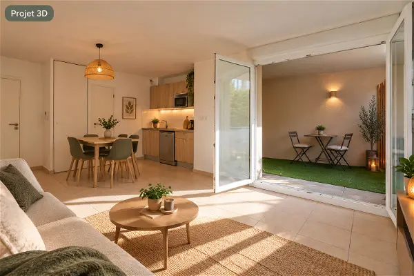 Appartement à vendre - LYON, 2 pièces
