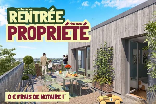 Nantes (44300): Biens neufs de 3 pièces à 5 pièces à partir de 264900 €