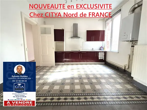 Achat appartement 3 pièces - 68m² à Cambrai (59400)