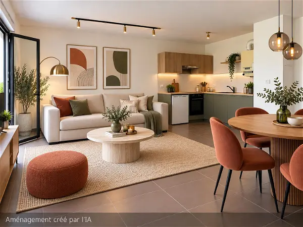 Appartement à vendre - LA RICHE, 2 pièces