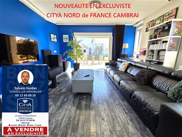Achat maison 6 pièces - 120m² à Cambrai (59400)