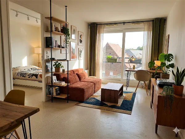 Location appartement 2 pièces - 33m² à Saint-pol-sur-ternoise (62130)