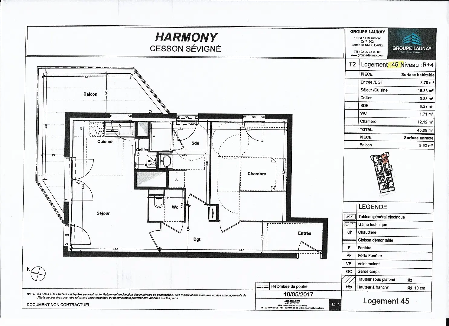 Appartement à Cesson-Sévigné