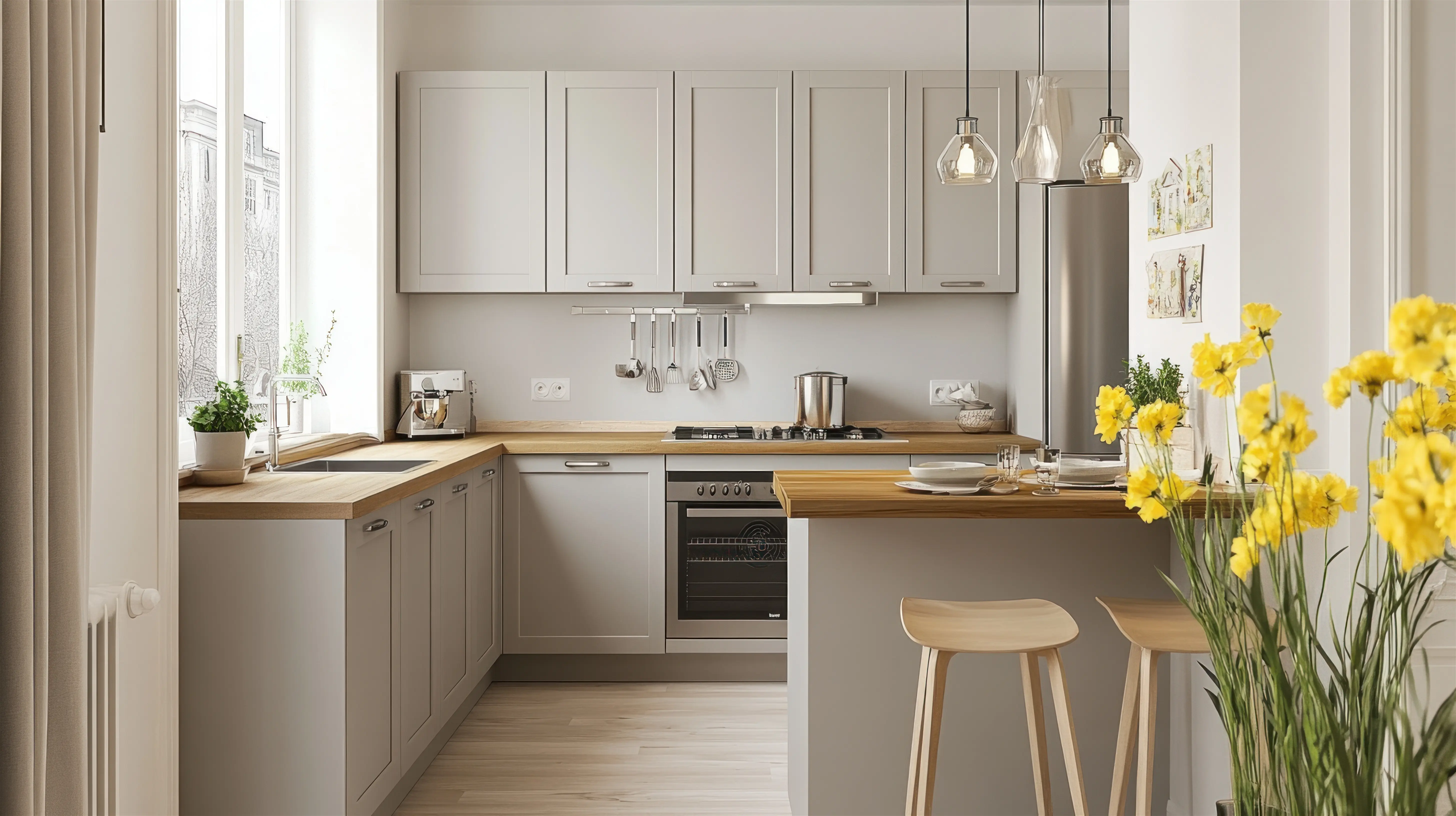 aménagement pour petite cuisine